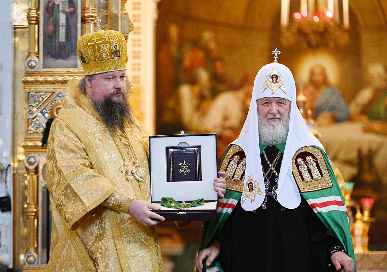 Интронизация Патриарха Кирилла Великий Патриарший параман
