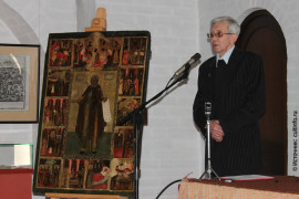 Уникальное иконописное житие преподобного Сергия выставлено в Вологодском музее-заповеднике