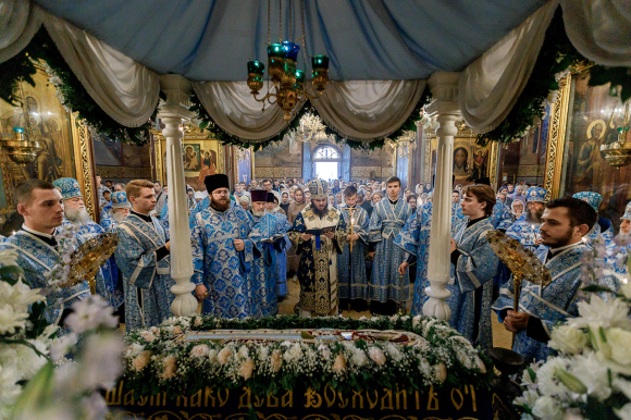 Празднование Успения Пресвятой Богородицы в Свято-Троицкой Сергиевой Лавре
