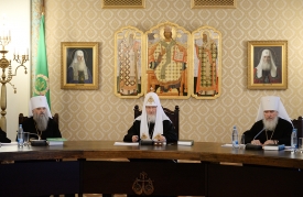 Святейший Патриарх Кирилл: «Сегодня нет более важного вопроса, чем мир на Украинской земле»