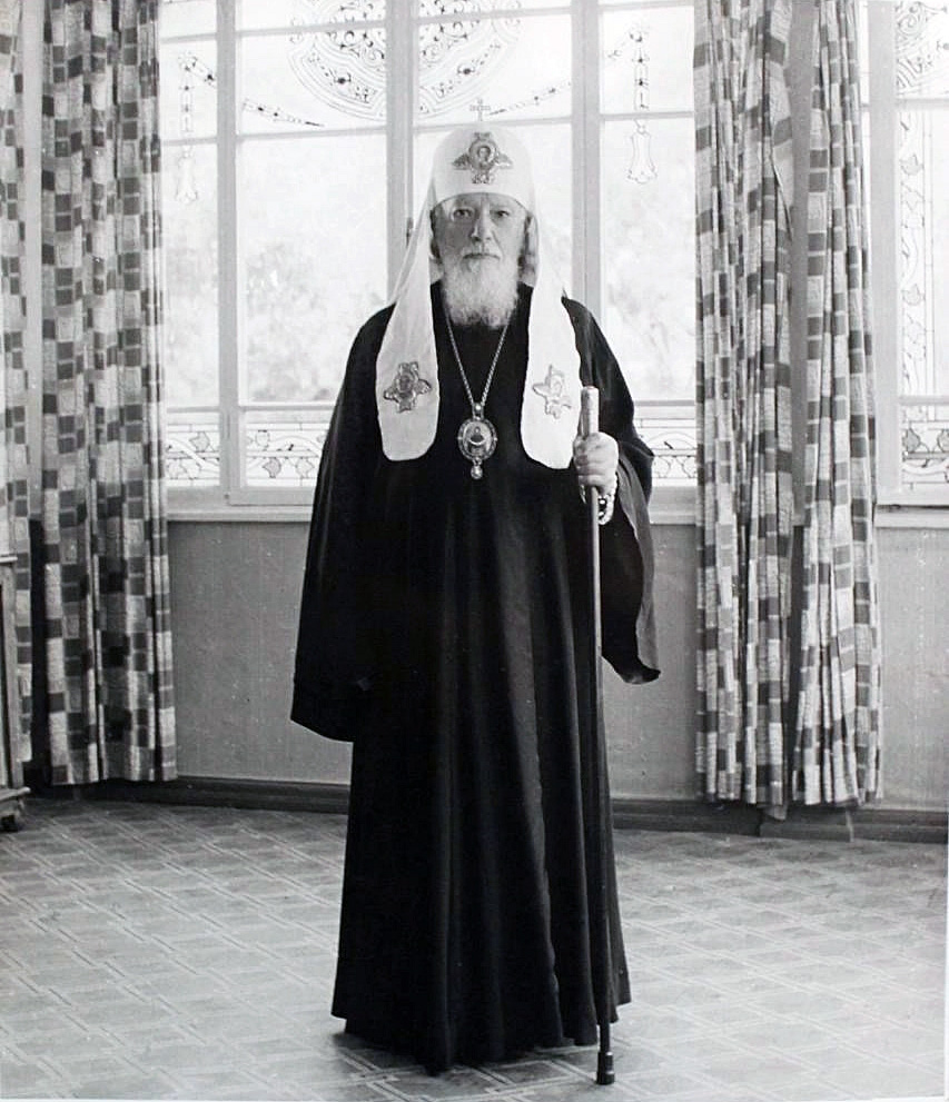 Патриарх Алексий I в Патриарших покоях Троице-Сергиевой Лавры