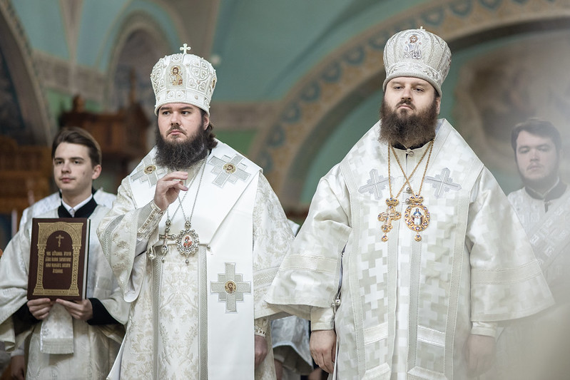 Епископ Фома совершил Литургию в храме Владимирской иконы Божией Матери в Мытищах