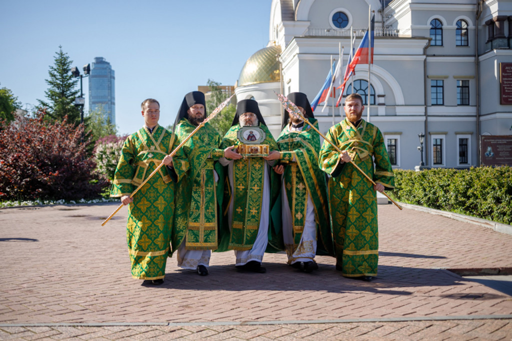 Ковчег с частицей мощей преподобного Сергия Радонежского доставили в Екатеринбург