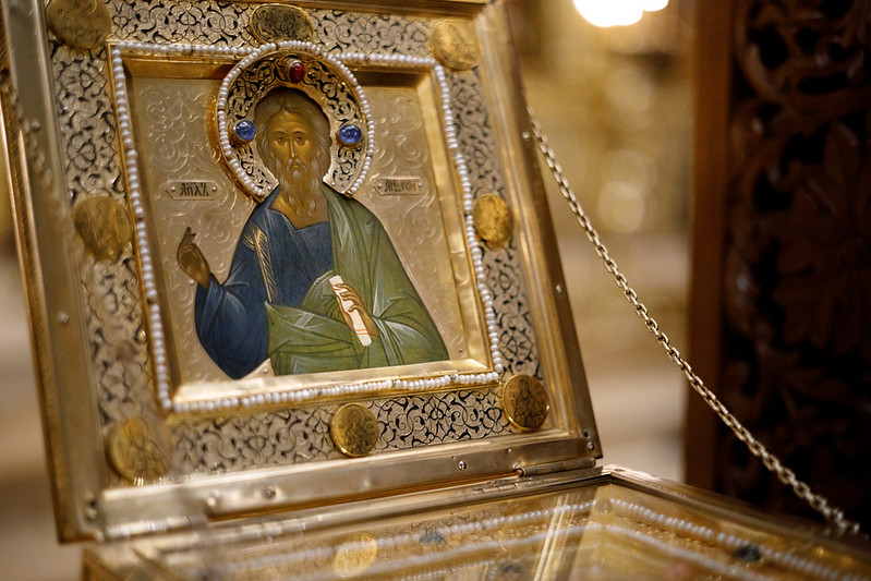В Троице-Сергиевой Лавре почтили память апостола Андрея Первозванного