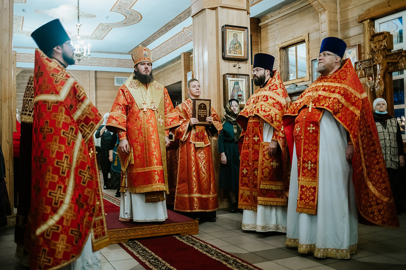 Епископ Фома совершил Божественную литургию в храме в честь Донской иконы Божией Матери г. Мытищи
