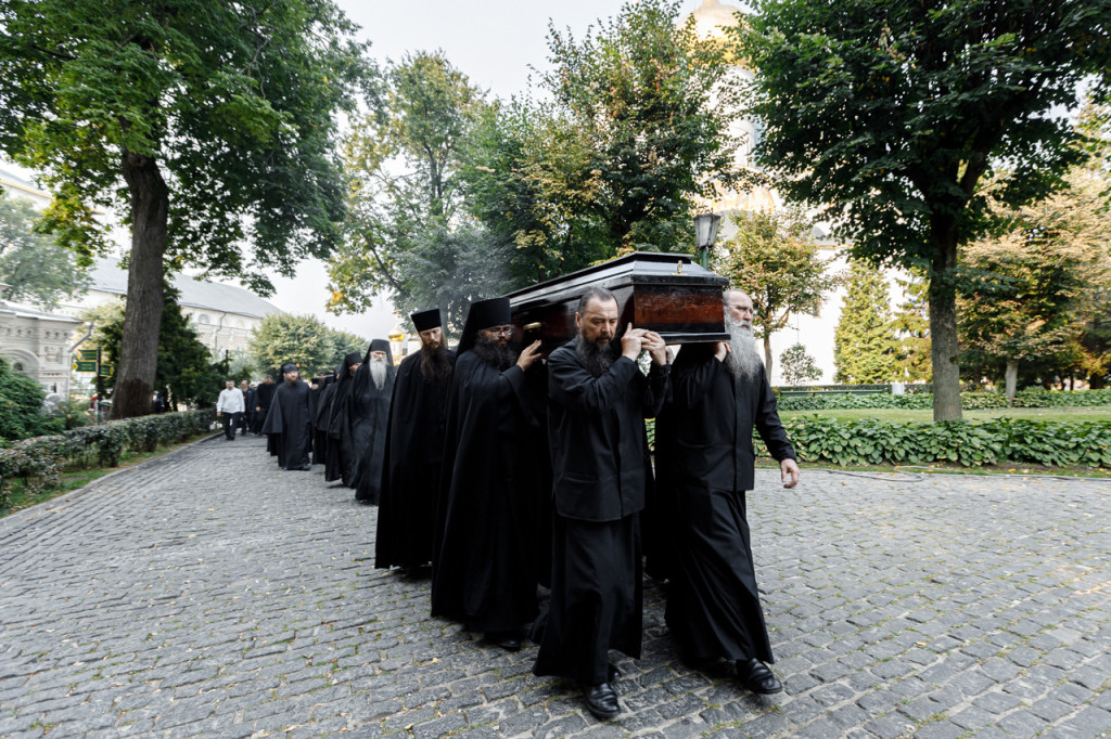 В Лавре совершили отпевание насельника обители монаха Маркелла