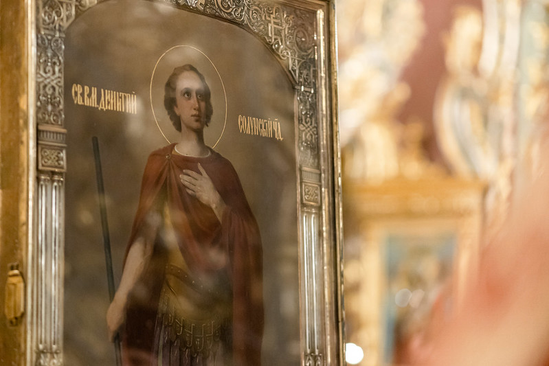 В Лавре почтили память великомученика Димитрия Солунского
