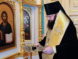 Частица мощей преподобного Сергия Радонежского принесена в Смоленскую епархию