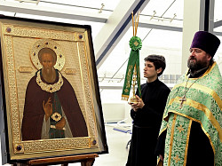 Икона прп. Сергия Радонежского принесена в Георгиевскую епархию