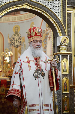 Проповедь Святейшего Патриарха Кирилла после Литургии в Троице-Сергиевом Варницком монастыре