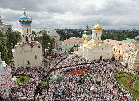 В день памяти преподобного Сергия Радонежского Президент России Владимир Путин посетил Троице-Сергиеву лавру