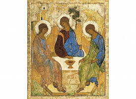 Проведено исследование иконы "Троица" преподобного Андрея Рублева