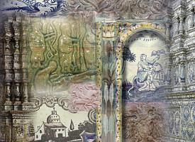 Изразцы печные, рельефные и расписные, в Сергиево-Посадском музее