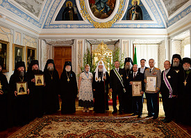 В Троице-Сергиевой Лавре состоялось вручение церковных и государственных наград
