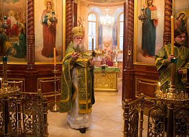 В Троице-Сергиевой Лавре молитвенно почтили память митрополита Московского и Коломенского Платона (Левшина)
