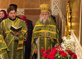 В Троице-Сергиевой Лавре молитвенно почтили память митрополита Платона (Левшина) в день его тезоименитства