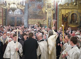 В Троице-Сергиевой Лавре и Сергиево-Посадском благочинии встретили праздник Святого Богоявления