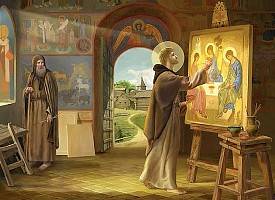 Богословие ви́дения. Икона Пресвятой Троицы преподобного Андрея Рублева