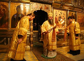 Троице-Сергиеву Лавру посетили митрополит Георгий и члены совета ректоров ВУЗов Нижегородской области