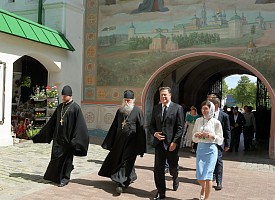 Троице-Сергиеву Лавру посетил Президент Республики Панама Хуан Карлос Варела