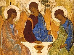 Замысел иконы Андрея Рублева «Троица»