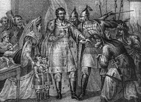 Встреча в Троицком монастыре врагов великого князя Московского Василия II Темного